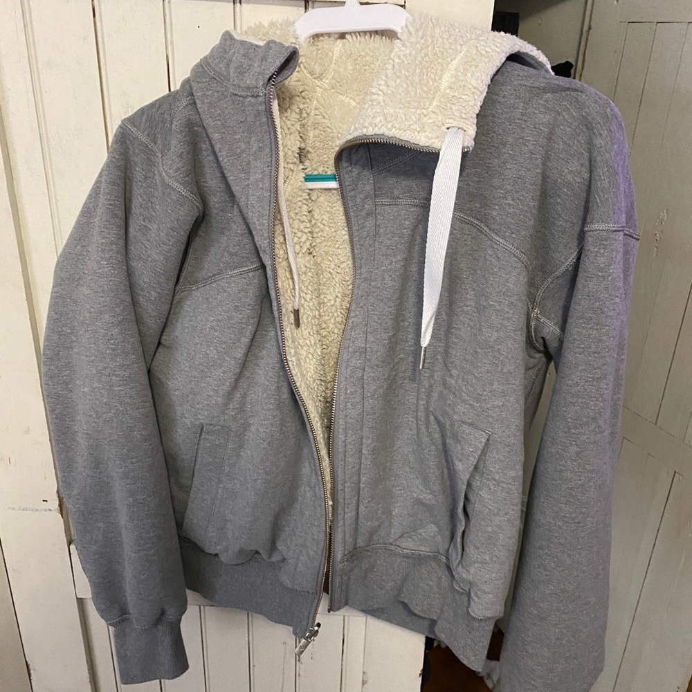 lululemon reversible sherpa hoodie